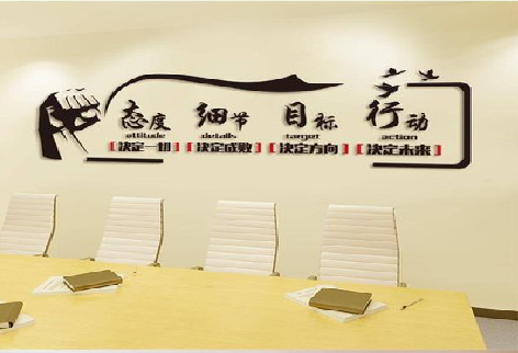 鹿寨企业文化墙主要展示什么？