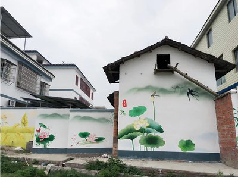 鹿寨室外墙绘-从选材到保养。