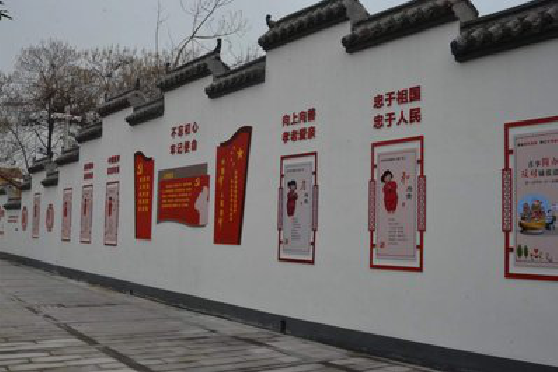 鹿寨墙体彩绘-乡村文化墙