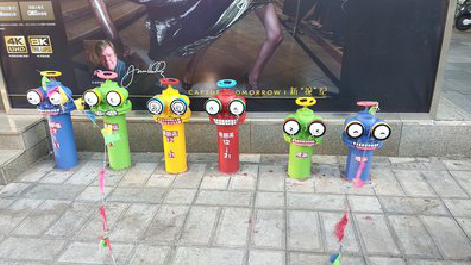 鹿寨商业区彩绘