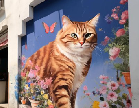 鹿寨自己绘制有个性的手绘墙