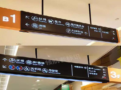 鹿寨如何通过商场标识牌引导客流分布？